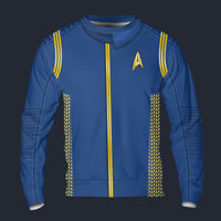 Modetrail Starfleet Duty Uniform Command Division Discovery Long Sleeves Costume, Star Trek Costume S-5XL US Size, Gift For Him