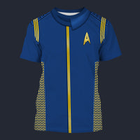 Modetrail Starfleet Duty Uniform Command Division Discovery T-shirt Costume, Star Trek Costume S-5XL US Size, Gift For Him