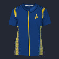 Modetrail Starfleet Duty Uniform Command Division Discovery Tracksuit Costume Hoodie Sweatshirt T-Shirt Sweatpants, Star Trek Costume S-5XL US Size