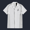 Modetrail Starfleet Duty Uniform Medical Discovery Hawaiian Shirt Costume, Star Trek Costume S-5XL US Size, Unisex Button Down Shirt