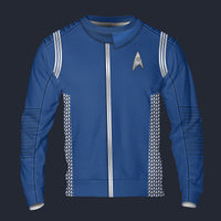 Modetrail Starfleet Duty Uniform Science Division Discovery Long Sleeves Costume, Star Trek Costume S-5XL US Size, Gift For Him