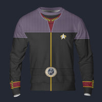 Modetrail Starfleet Flag Officers Duty Uniforms Fleet Admiral Long Sleeves Costume, Star Trek Costume S-5XL US Size, Gift For Him