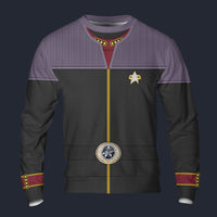 Modetrail Starfleet Flag Officers Duty Uniforms Sweatshirt Costume, Star Trek Costume S-5XL US Size, Gift For Him