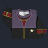 Modetrail Starfleet Flag Officers Duty Uniforms Tracksuit Costume Hoodie Sweatshirt T-Shirt Sweatpants, Star Trek Costume S-5XL US Size