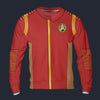 Modetrail Starfleet Red Uniform Admiral Discovery Tracksuit Costume Hoodie Sweatshirt T-Shirt Sweatpants, Star Trek Costume S-5XL US Size