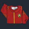 Modetrail Starfleet Red Uniform Admiral Discovery Tracksuit Costume Hoodie Sweatshirt T-Shirt Sweatpants, Star Trek Costume S-5XL US Size