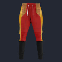 Modetrail Starfleet Red Uniform Command Division Discovery Sweatpants Costume, Star Trek Costume S-5XL US Size, Gift For Him