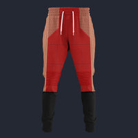 Modetrail Starfleet Red Uniform Operations Division Discovery Sweatpants Costume, Star Trek Costume S-5XL US Size, Gift For Him