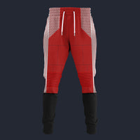 Modetrail Starfleet Red Uniform Science Division Discovery Sweatpants Costume, Star Trek Costume S-5XL US Size, Gift For Him