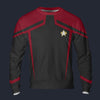 Modetrail Star Trek Starfleet Uniform Circa 2385 Command Long Sleeves Costume, S-5XL US Size, Gift For Him