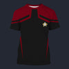 Modetrail Star Trek Starfleet Uniform Circa 2385 Command T-shirt Costume, S-5XL US Size, Gift For Him