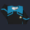 Modetrail Star Trek Starfleet Uniform Circa 2385 Science Blue Tracksuit Costume Hoodie Sweatshirt T-Shirt Sweatpants, S-5XL US Size