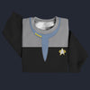 Modetrail Star Trek Starfleet Uniform Deep Space Nine Grey Tracksuit Costume Hoodie Sweatshirt T-Shirt Sweatpants, S-5XL US Size