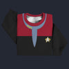 Modetrail Star Trek Starfleet Uniform Deep Space Nine Red Tracksuit Costume Hoodie Sweatshirt T-Shirt Sweatpants, S-5XL US Size