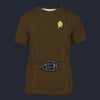 Modetrail Star Trek Starfleet Uniform Mid 2270s Dark Brown T-shirt Costume, S-5XL US Size, Gift For Him