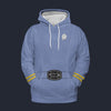Modetrail Star Trek Starfleet Uniform Mid 2270s Weldon Blue Tracksuit Costume Hoodie Sweatshirt T-Shirt Sweatpants, S-5XL US Size
