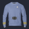 Modetrail Star Trek Starfleet Uniform Mid 2270s Weldon Blue Tracksuit Costume Hoodie Sweatshirt T-Shirt Sweatpants, S-5XL US Size