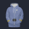 Modetrail Star Trek Starfleet Uniform Mid 2270s Weldon Blue Tracksuit Costume Hoodie Sweatshirt T-Shirt Sweatpants, S-5XL US Size