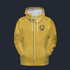Modetrail Starfleet Yellow Uniform Admiral Discovery Tracksuit Costume Hoodie Sweatshirt T-Shirt Sweatpants, Star Trek Costume S-5XL US Size