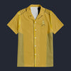 Modetrail Starfleet Yellow Uniform Captain Discovery Hawaiian Shirt Costume, Star Trek Costume S-5XL US Size, Unisex Button Down Shirt