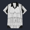 Modetrail Star Wars Stormtrooper Hawaiian Shirt Costume, S-5XL US Size, Unisex Button Down Shirt