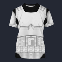 Modetrail Star Wars Stormtrooper T-shirt Costume, S-5XL US Size, Gift For Him