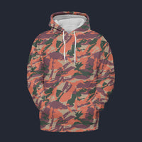 Modetrail Street Fighter Bison Shock Trooper Movie Camo Hoodie Costume, Military Costume S-5XL US Size, Gift For Him