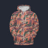 Modetrail Street Fighter Bison Shock Trooper Movie CAMO Tracksuit Costume Hoodie Sweatshirt T-Shirt Sweatpants, Military Costume S-5XL US Size