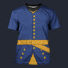 Modetrail Sweden Charles XII T-shirt Costume, History Costume S-5XL US Size, Gift For Him
