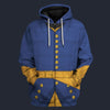 Modetrail Sweden Charles XII Zip Hoodie Costume, History Costume S-5XL US Size, Gift For Him