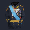 Modetrail Sweden Oscar II Hoodie Costume, History Costume S-5XL US Size, Gift For Him