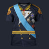 Modetrail Sweden Oscar II T-shirt Costume, History Costume S-5XL US Size, Gift For Him