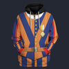 Modetrail Sweden Swiss Guard Armed Force Fleece Zip Hoodie Costume, History Costume S-5XL US Size, Gift For Him