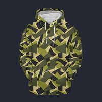 Modetrail Swedish M90 CAMO Fleece Hoodie Costume, Military Costume S-5XL US Size, Gift For Him