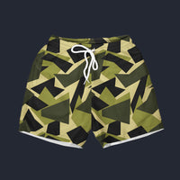 Modetrail Military American Frog Skin Jungle CAMO Outfit Beach Short, Military Costume S-5XL US Size