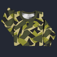 Modetrail Swedish M90 CAMO Sweater Costume, Military Costume S-5XL US Size, Gift For Him