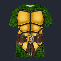 Modetrail TMNT Donatello Tracksuit Costume Hoodie Sweatshirt T-Shirt Sweatpants, S-5XL US Size