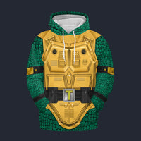 Modetrail TMNT Metalhead Hoodie Costume, S-5XL US Size, Gift For Him