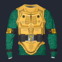 Modetrail TMNT Metalhead Long Sleeves Costume, S-5XL US Size, Gift For Him