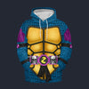 Modetrail TMNT Slash Fleece Hoodie Costume, S-5XL US Size, Gift For Him