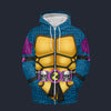Modetrail TMNT Slash Fleece Zip Hoodie Costume, S-5XL US Size, Gift For Him