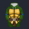 Modetrail TMNT Venus Fleece Hoodie Costume, S-5XL US Size, Gift For Him