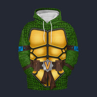 Modetrail TMNT Venus Fleece Hoodie Costume, S-5XL US Size, Gift For Him