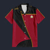Modetrail Star Trek TNG Admiral Uniform Analysis Tracksuit Costume Hoodie Sweatshirt T-Shirt Sweatpants, S-5XL US Size