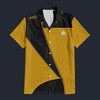 Modetrail Star Trek TNG Command Uniform Yellow Tracksuit Costume Hoodie Sweatshirt T-Shirt Sweatpants, S-5XL US Size