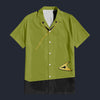 Modetrail TOS Kirk Green Tunic Hawaiian Shirt Costume, Star Trek Costume S-5XL US Size, Unisex Button Down Shirt