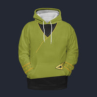 Modetrail TOS Kirk Green Tunic Hoodie Costume, Star Trek Costume S-5XL US Size, Gift For Him