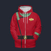 Modetrail TWOK II-VI Uniform 2270s Medical Division Fleece Zip Hoodie Costume, Star Trek Costume S-5XL US Size, Gift For Him
