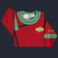 Modetrail TWOK II-VI Uniform 2270s Medical Division Sweater Costume, Star Trek Costume S-5XL US Size, Gift For Him