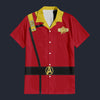 Modetrail TWOK II-VI Uniform 2270s Operations Department Hawaiian Shirt Costume, Star Trek Costume S-5XL US Size, Unisex Button Down Shirt